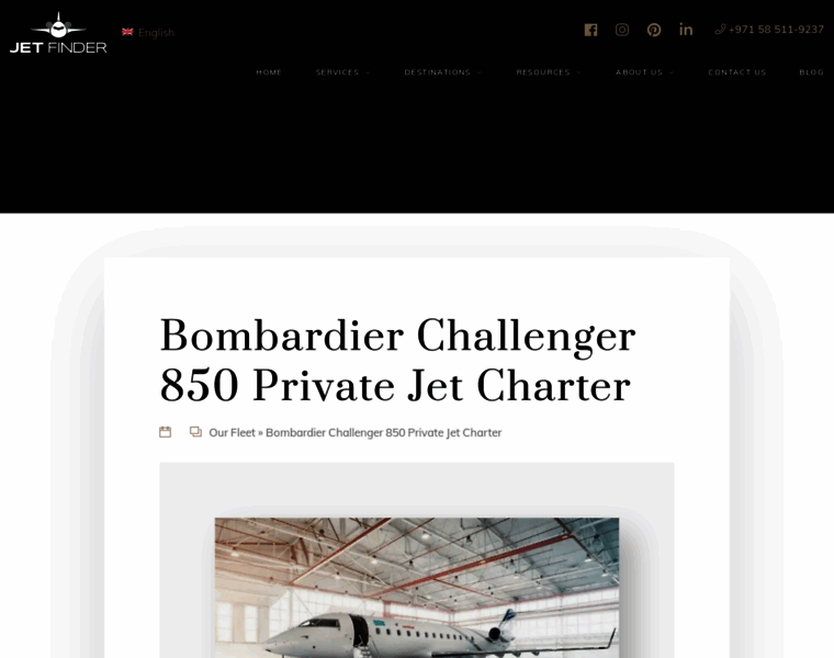 Challenger850aircraft.com thumbnail