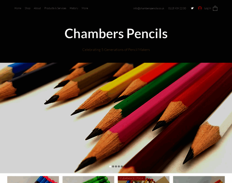 Chamberspencils.co.uk thumbnail