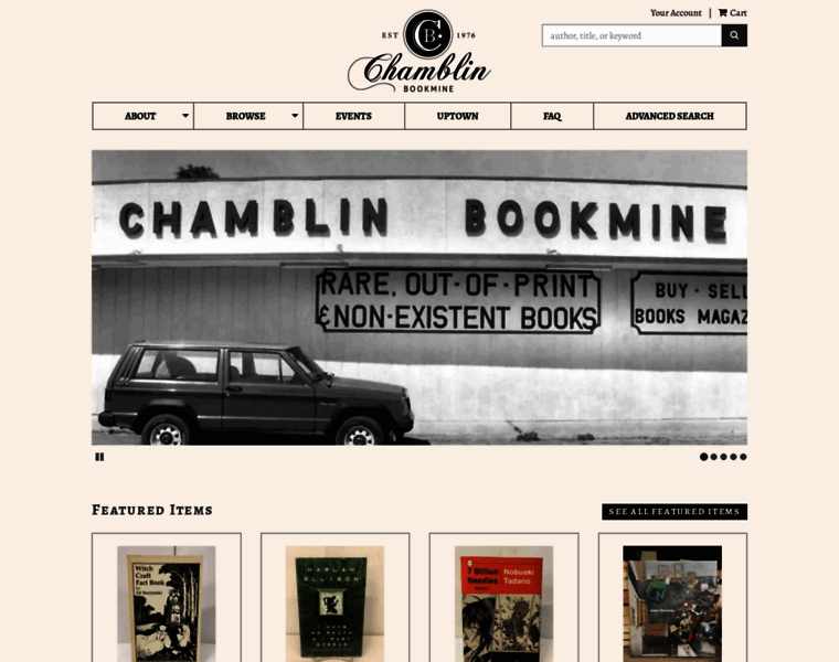 Chamblinbookmine.com thumbnail
