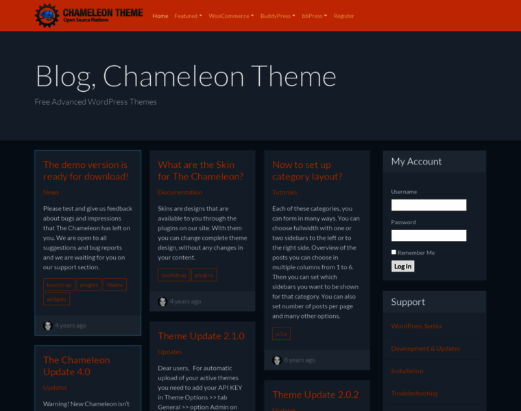 Chameleon-theme.com thumbnail