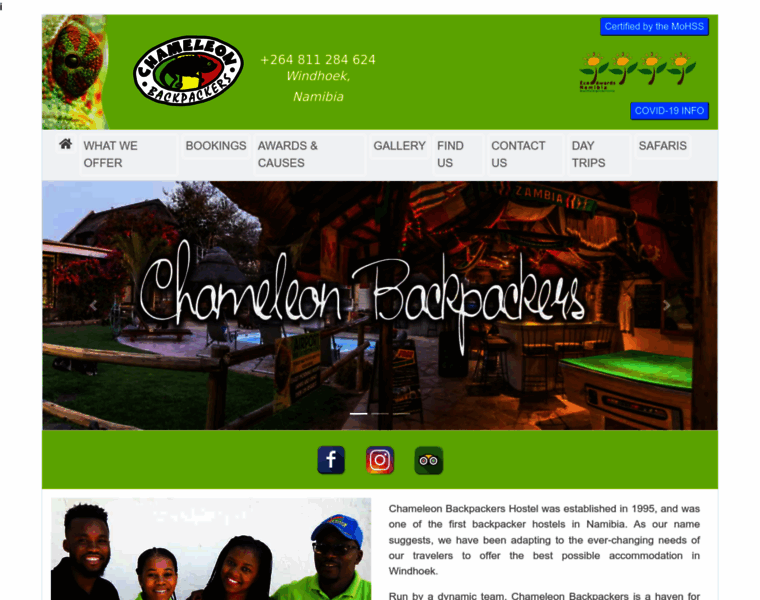Chameleonbackpackers.com thumbnail
