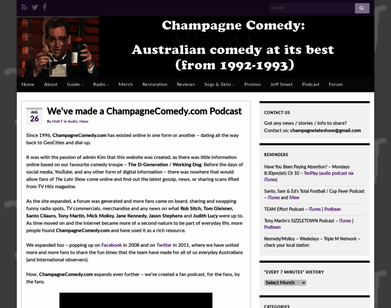 Champagnecomedy.com thumbnail