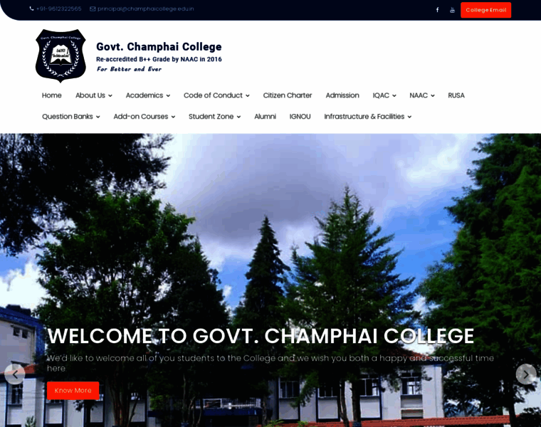 Champhaicollege.edu.in thumbnail