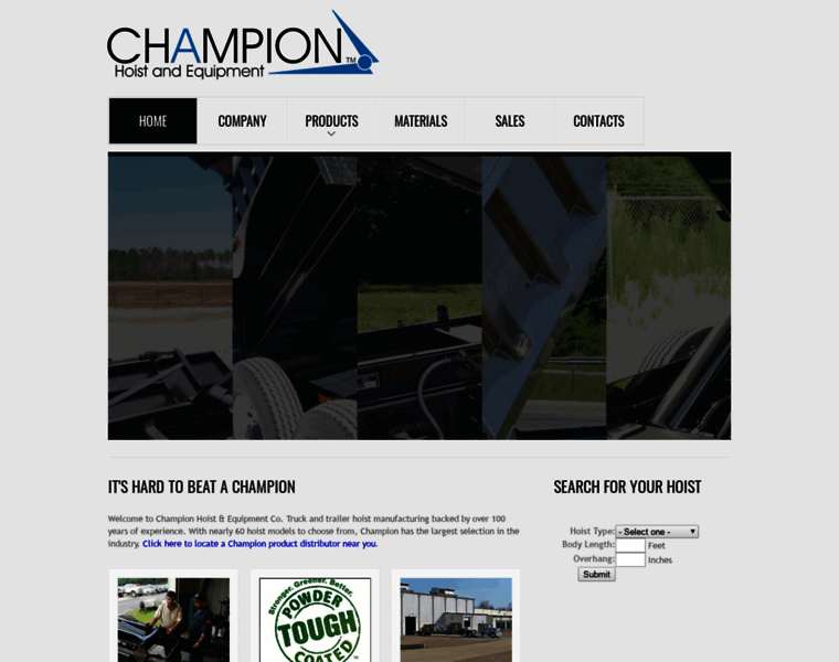 Champion-hoist.com thumbnail