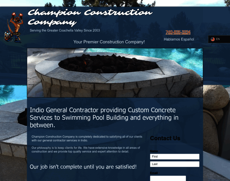 Championconstructioncompany.com thumbnail