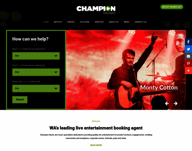 Championmusic.com.au thumbnail