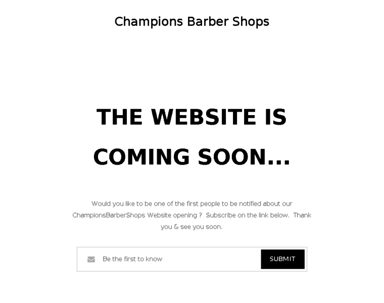 Championsbarbershops.com thumbnail