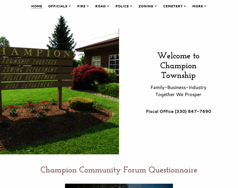 Championtownship.org thumbnail
