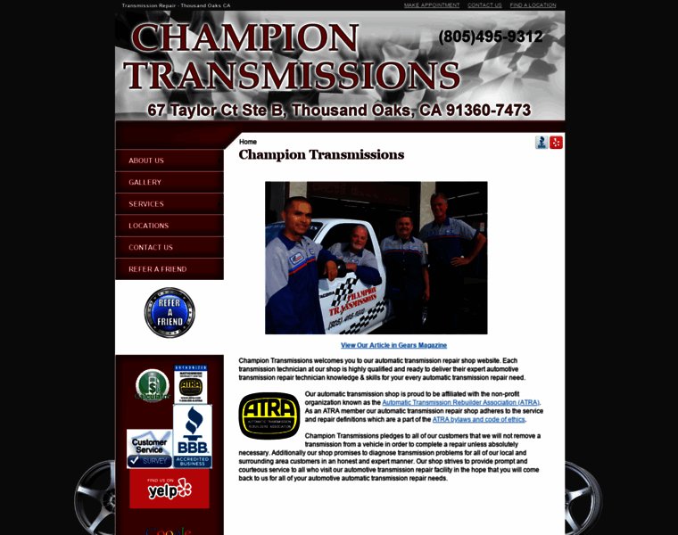 Championtransmissions.com thumbnail