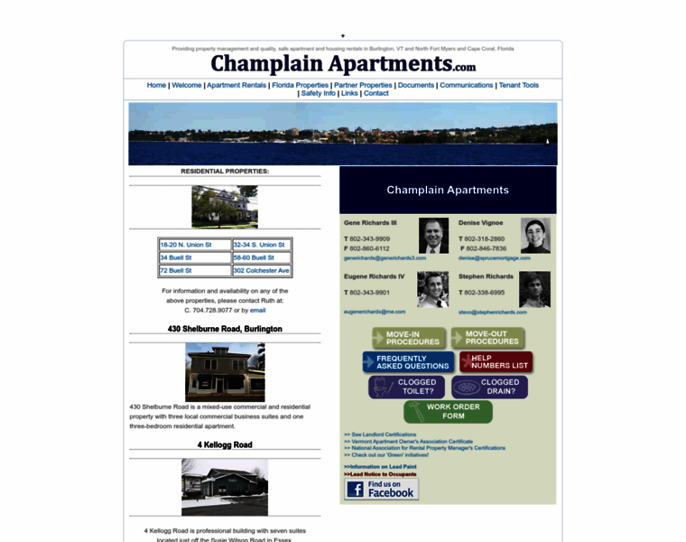 Champlainapartments.com thumbnail