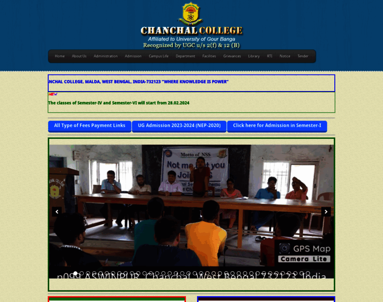 Chanchalcollege.ac.in thumbnail