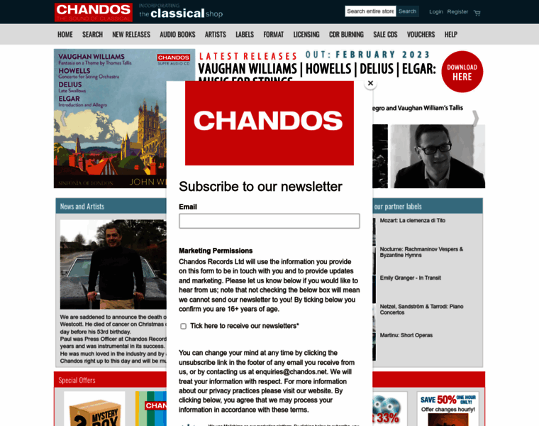 Chandos.co.uk thumbnail