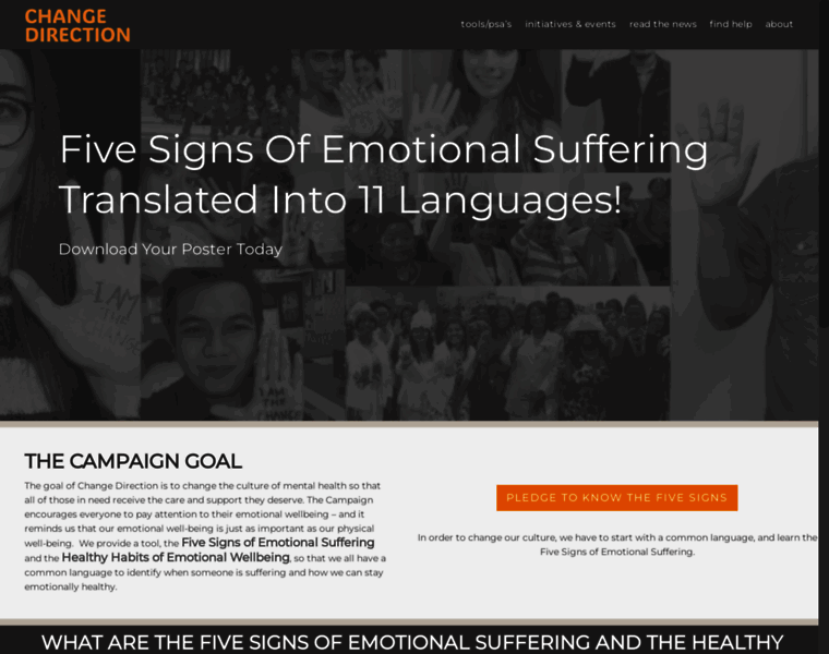 Changedirection.org thumbnail