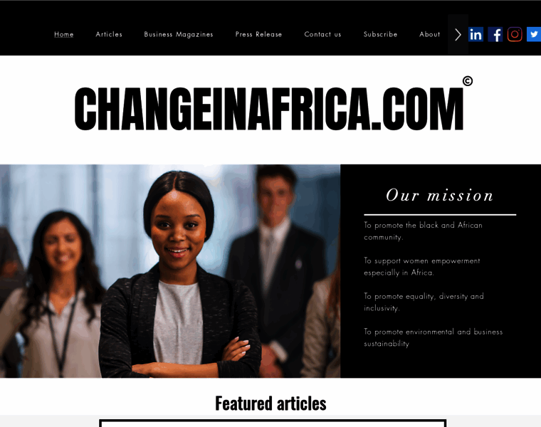 Changeinafrica.com thumbnail