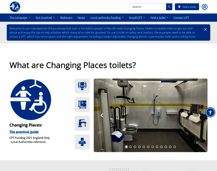 Changing-places.org thumbnail