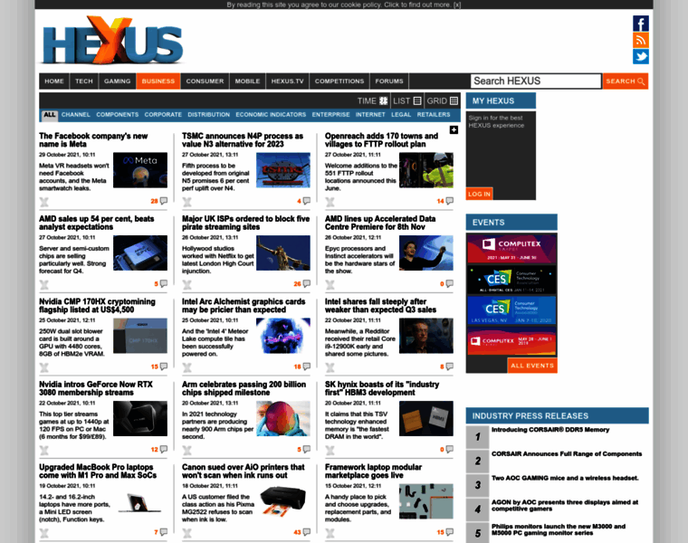 Channel.hexus.net thumbnail