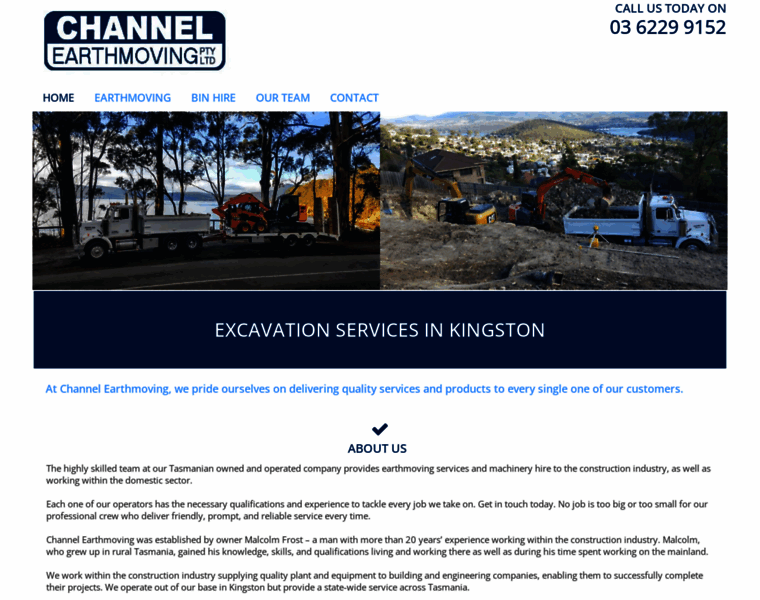 Channelearthmoving.com.au thumbnail