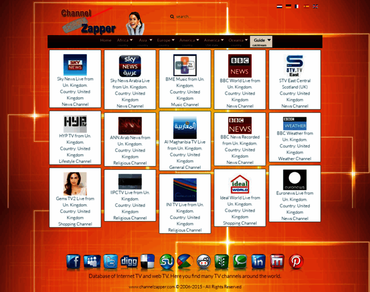 Channelzapper.com thumbnail