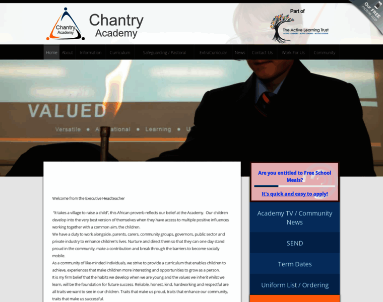 Chantryacademy.org thumbnail