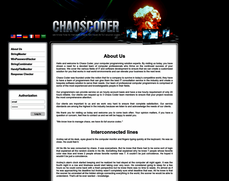 Chaoscoder.com thumbnail