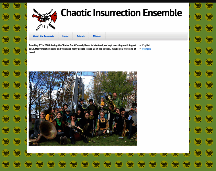 Chaoticinsurrectionensemble.org thumbnail