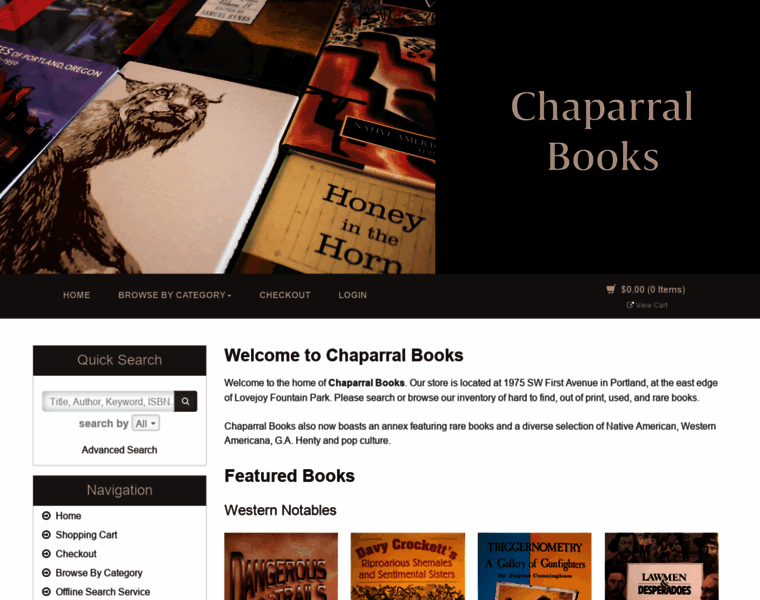 Chaparralbooks.com thumbnail