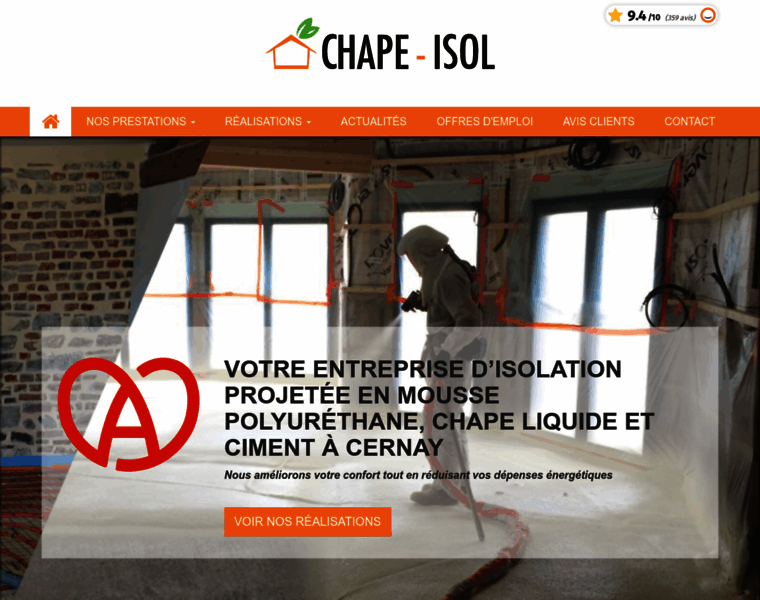 Chape-isolation.fr thumbnail