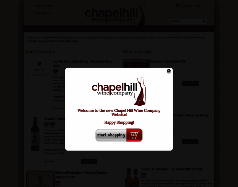 Chapelhillwinecompany.com thumbnail