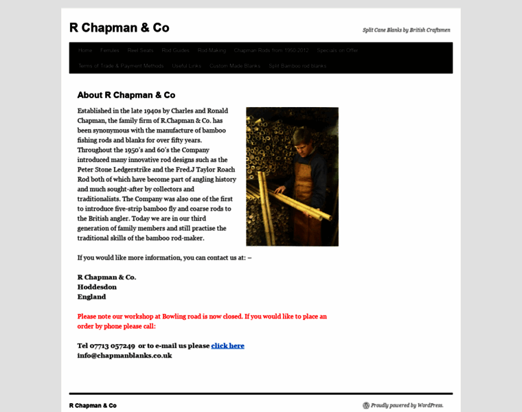 Chapmanblanks.co.uk thumbnail