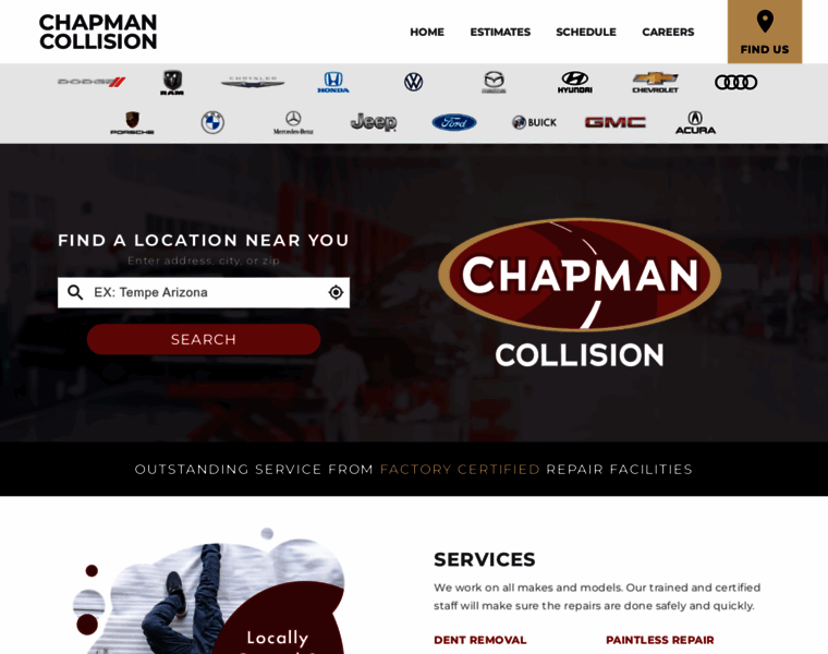 Chapmancollision.com thumbnail
