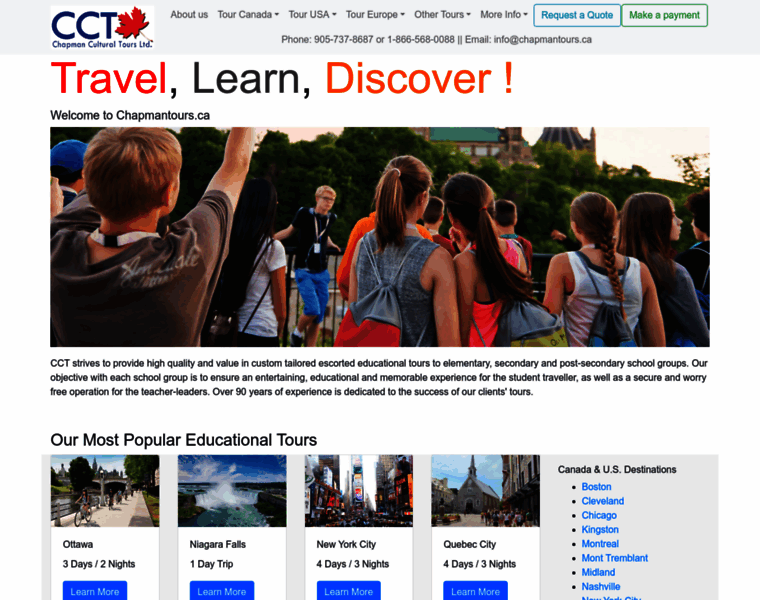 Chapmantours.ca thumbnail Chapmantours.ca thumbnail