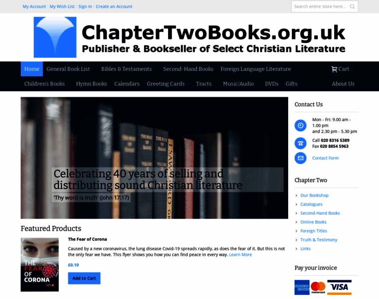 Chaptertwobooks.org.uk thumbnail