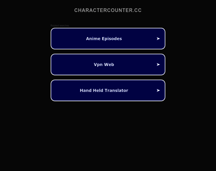 Charactercounter.cc thumbnail