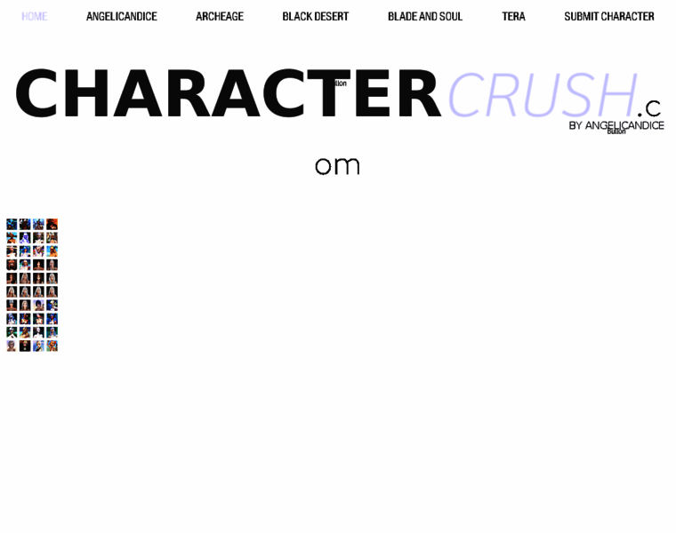 Charactercrush.com thumbnail