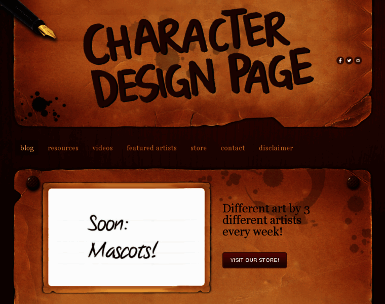 Characterdesignpage.com thumbnail