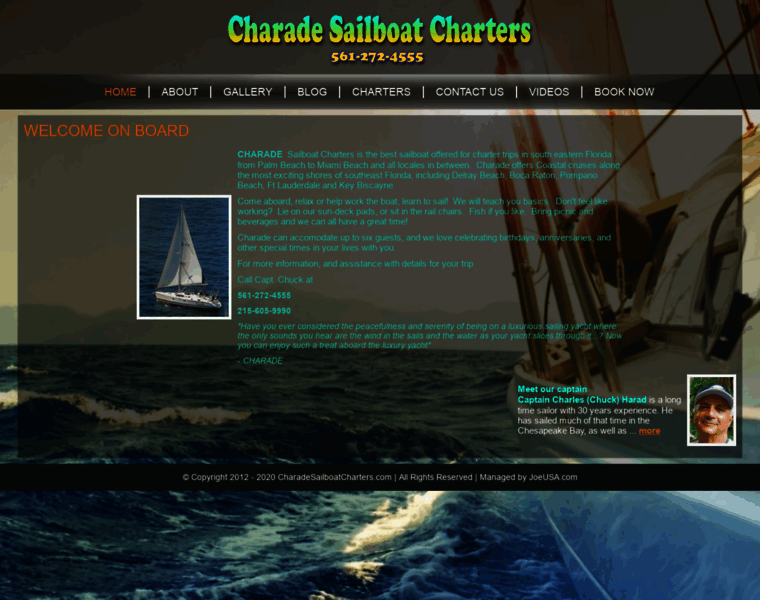 Charadesailboatcharters.com thumbnail