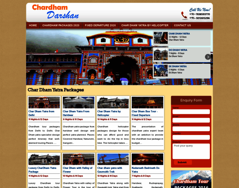 Chardham-darshan.com thumbnail