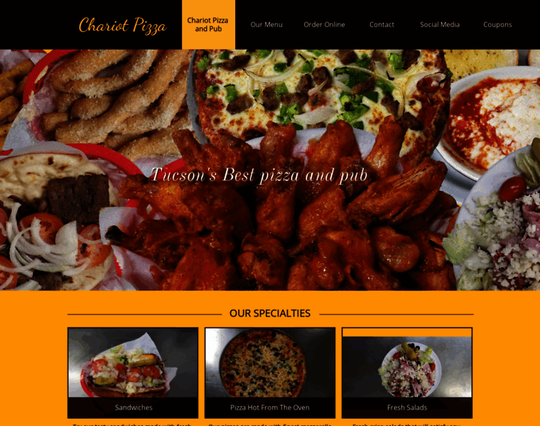 Chariotpizza.com thumbnail Chariotpizza.com thumbnail