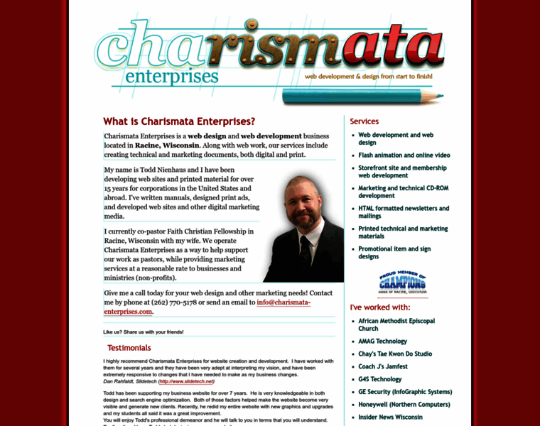 Charismata-enterprises.com thumbnail