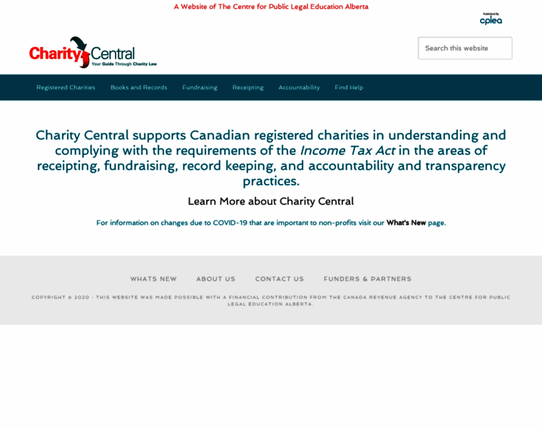 Charitycentral.ca thumbnail