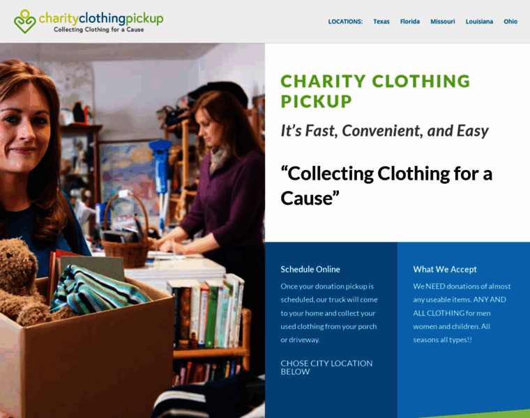 Charityclothingpickup.com thumbnail