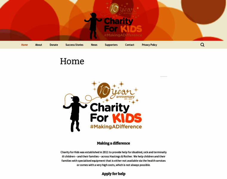 Charityforkids.co.uk thumbnail