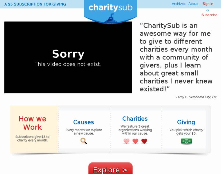 Charitysub.org thumbnail