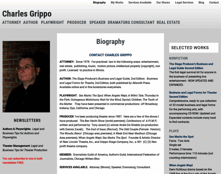 Charlesgrippo.org thumbnail