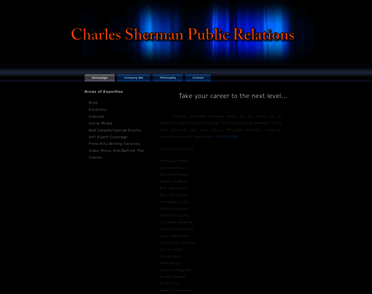 Charlesshermanpublicrelations.com thumbnail