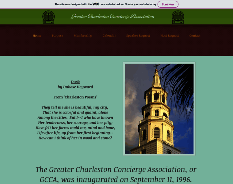 Charlestonconcierge.org thumbnail