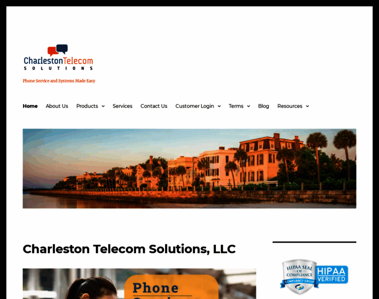 Charlestontelecomsolutions.com thumbnail