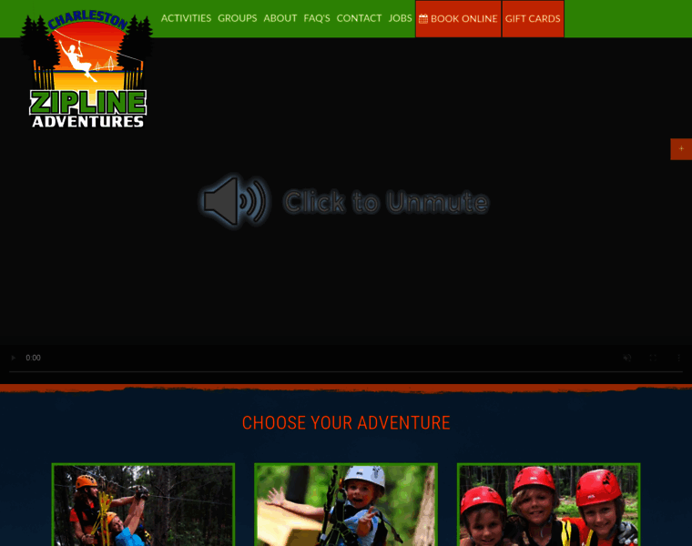 Charlestonziplineadventures.com thumbnail