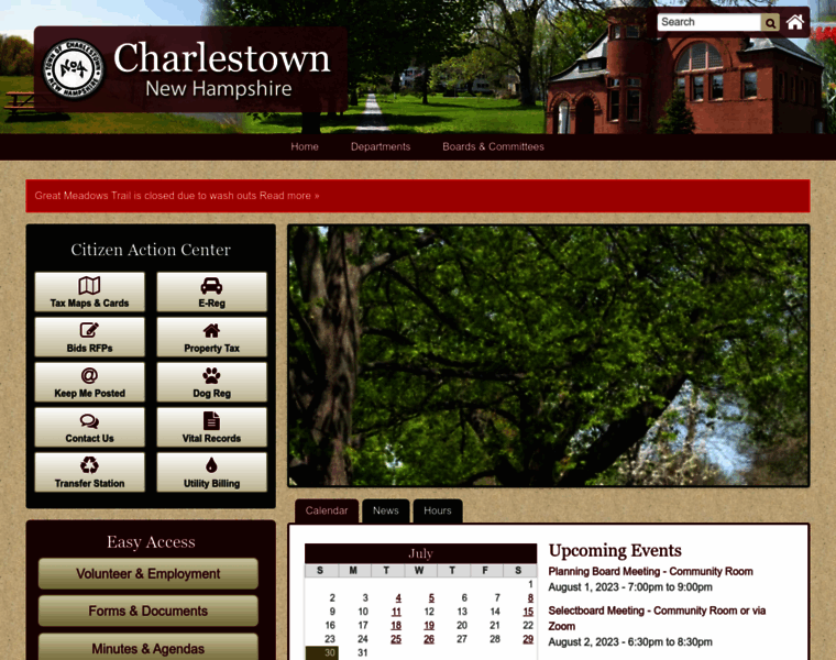 Charlestown-nh.gov thumbnail