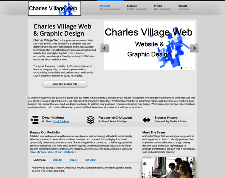 Charlesvillageweb.com thumbnail